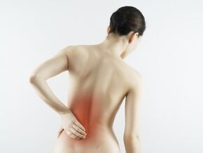 ból dolnej części pleców spowodowany osteochondrozą